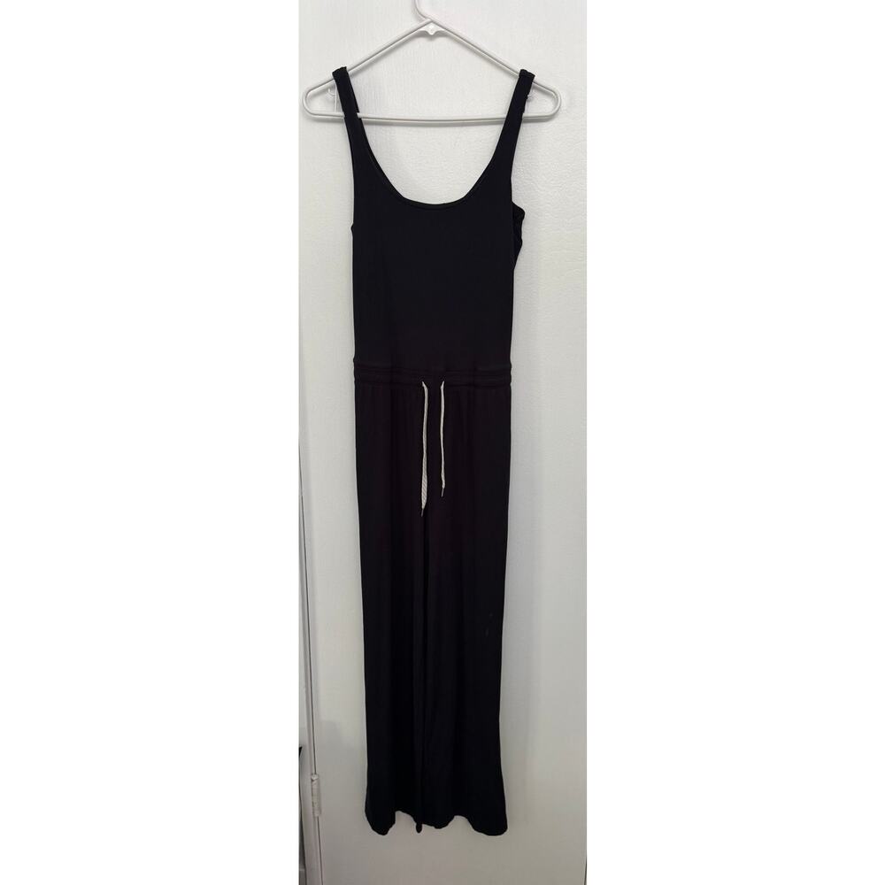 Vuori Women's Pose Scoop Neck Jumpsuit in Black Size Medium - Picture 3 of 6